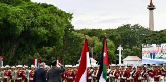 Menhan Sjafrie Dampingi Presiden Prabowo dalam Kunjungan Raja Kerajaan Yordania