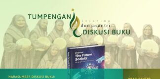 Menyambut Tahun Ketujuh, Jejaring Duniasantri Gelar Diskusi Buku dan Tumpengan