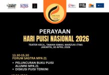 Dua Grup Musik Depok Meriahkan Malam Puncak Hari Puisi Nasional 2026